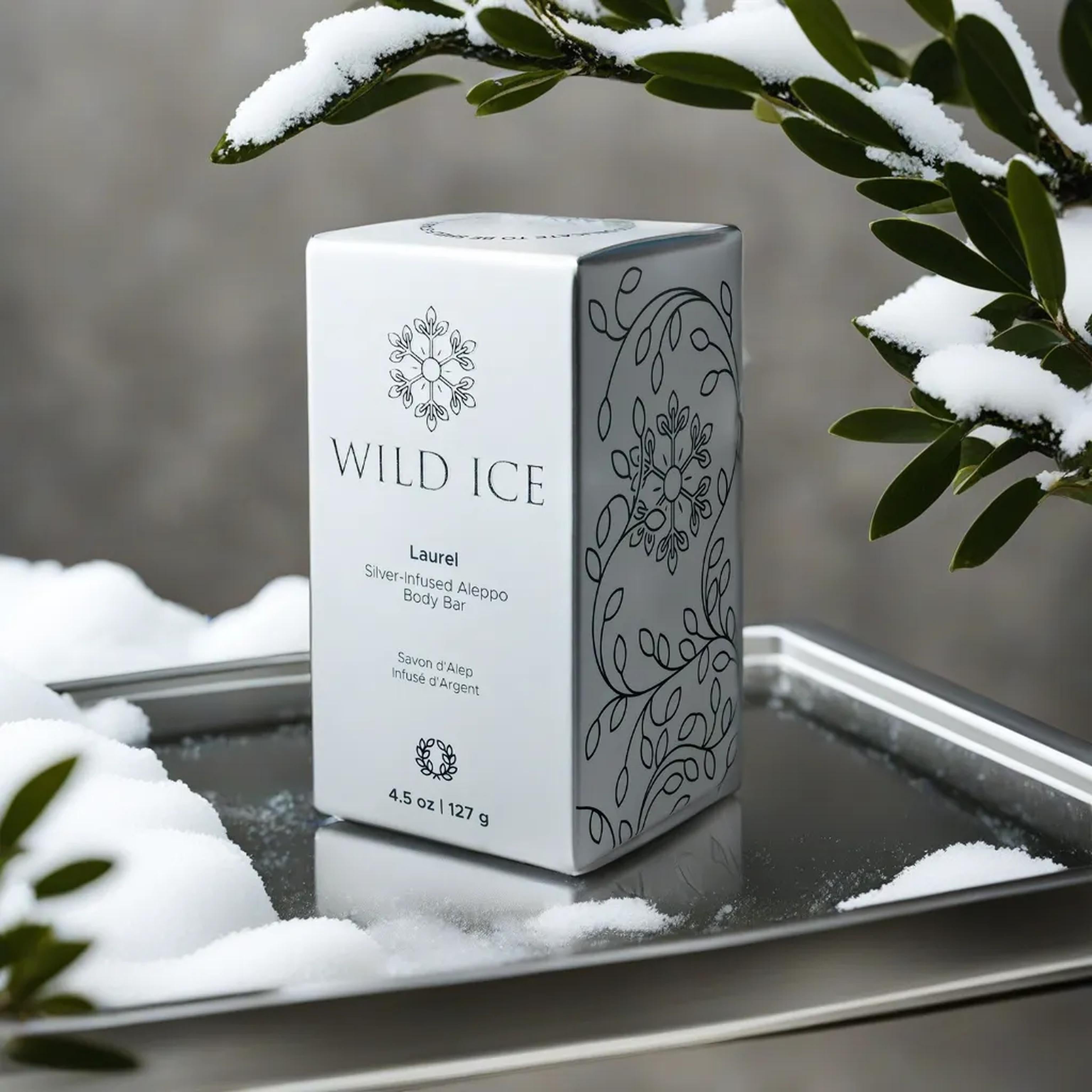 Laurel: The Hollow-Core Aleppo Bar – 17% Laurel Oil + Silver, Dries Perfectly