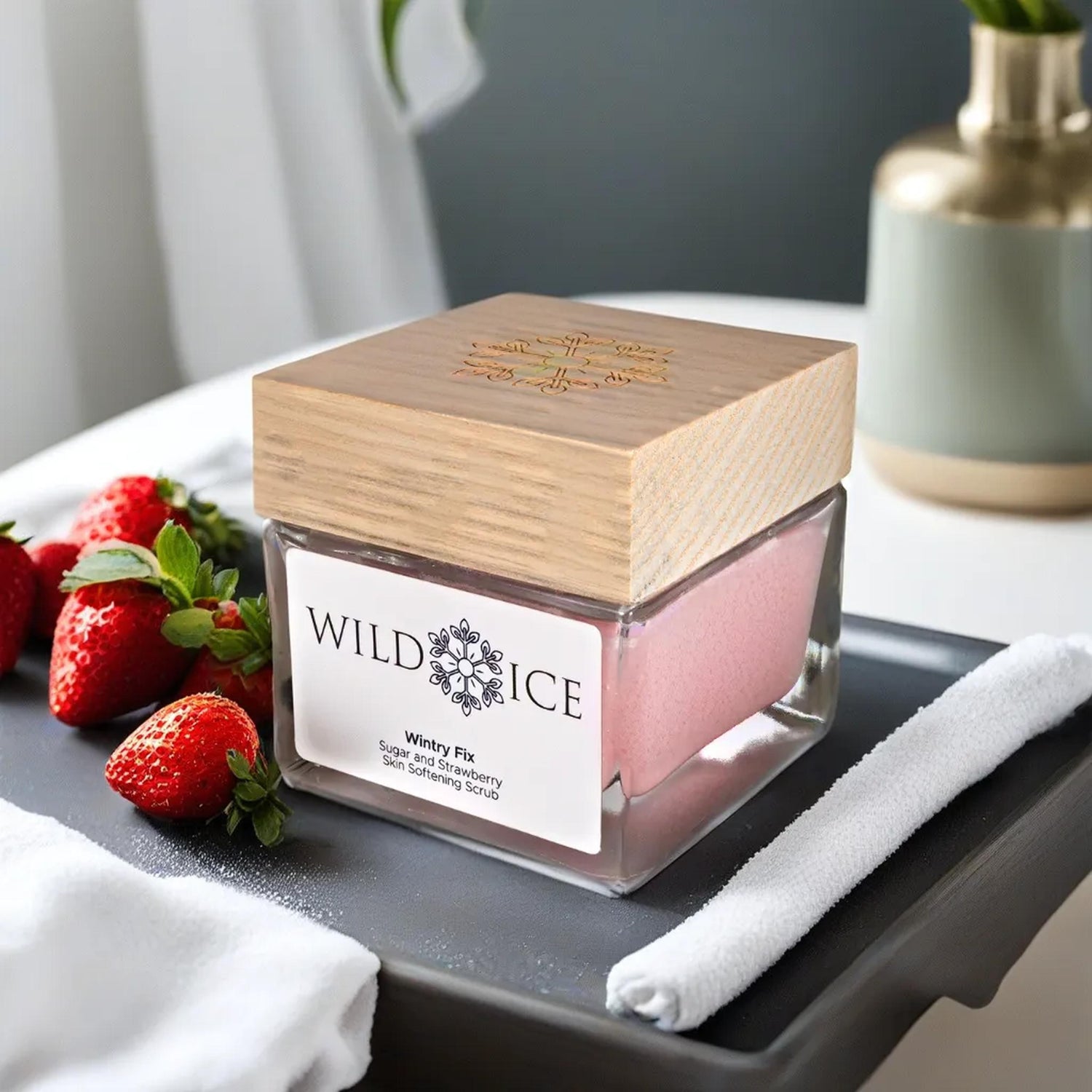 Wintry Fix: Cold-Preserved Strawberry Sugar Scrub with Shea Butter – The Scrub That Moisturizes