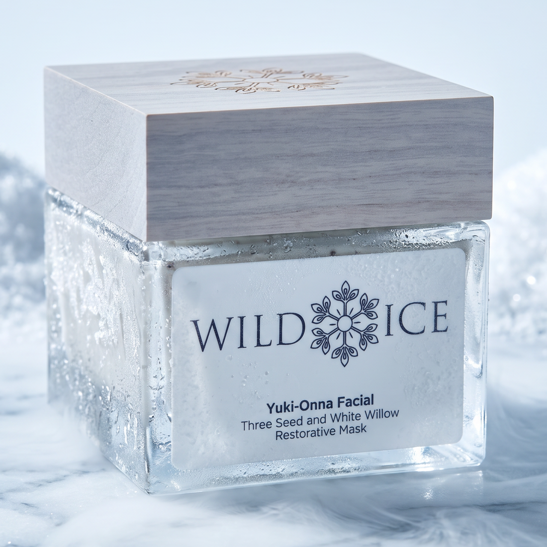 Yuki-Onna: Triple-Acid Exfoliating Mask, cold-preserved skincare by Wild Ice Botanicals