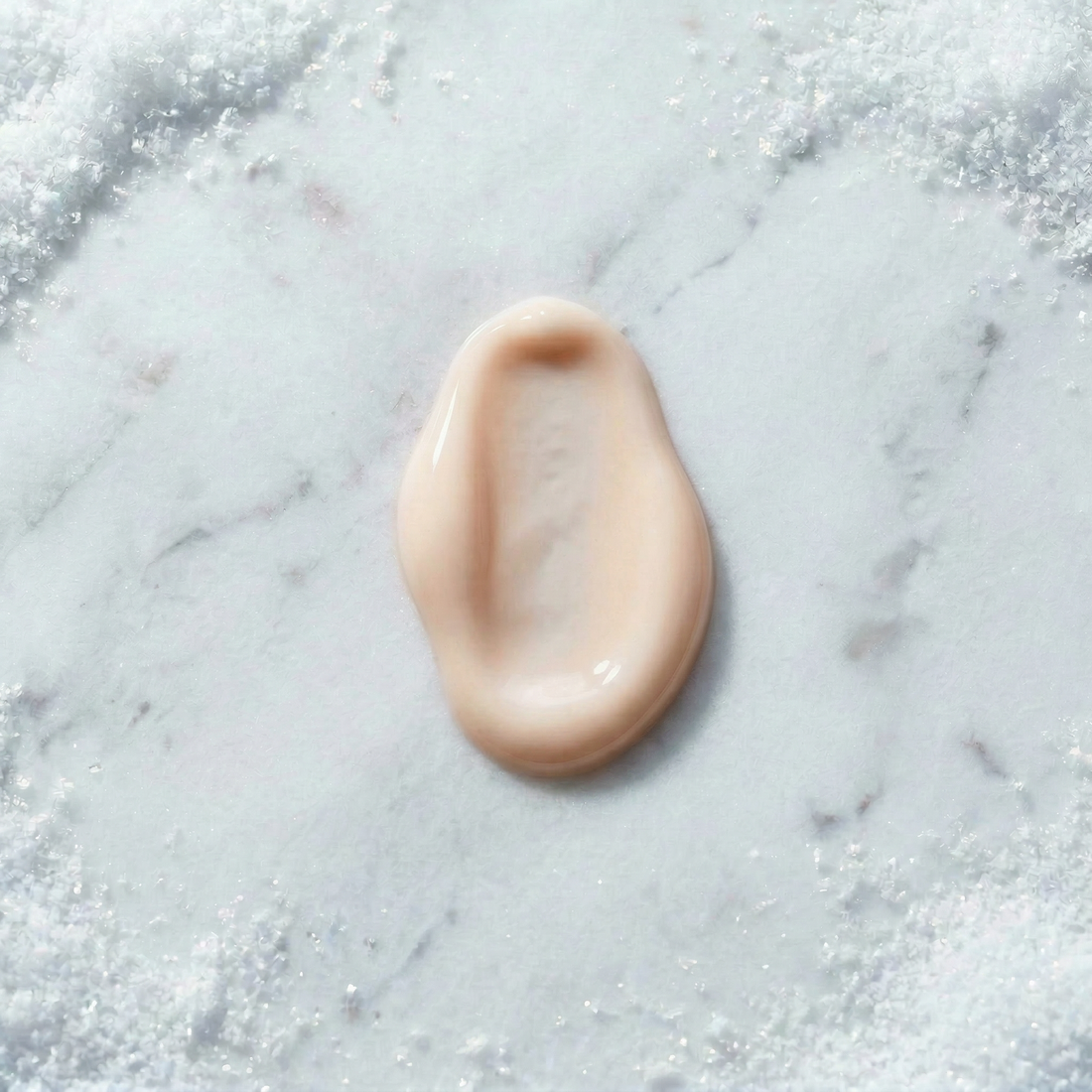 D.B.T. Baba Yaga cream swatch, a soft cushioned rose-pink