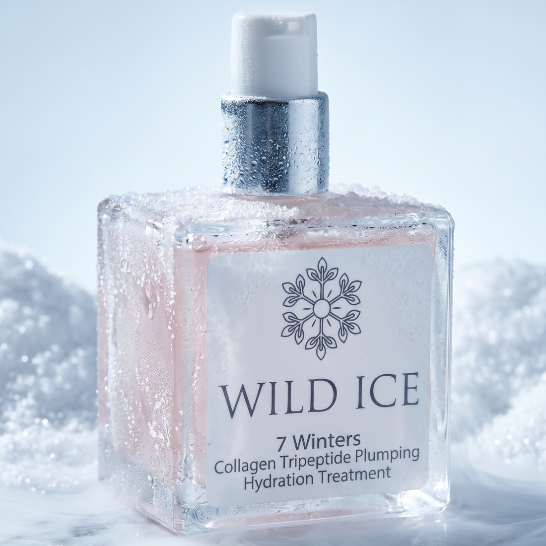 7 Winters: Collagen & Tripeptide Plumping Serum, cold-preserved skincare by Wild Ice Botanicals