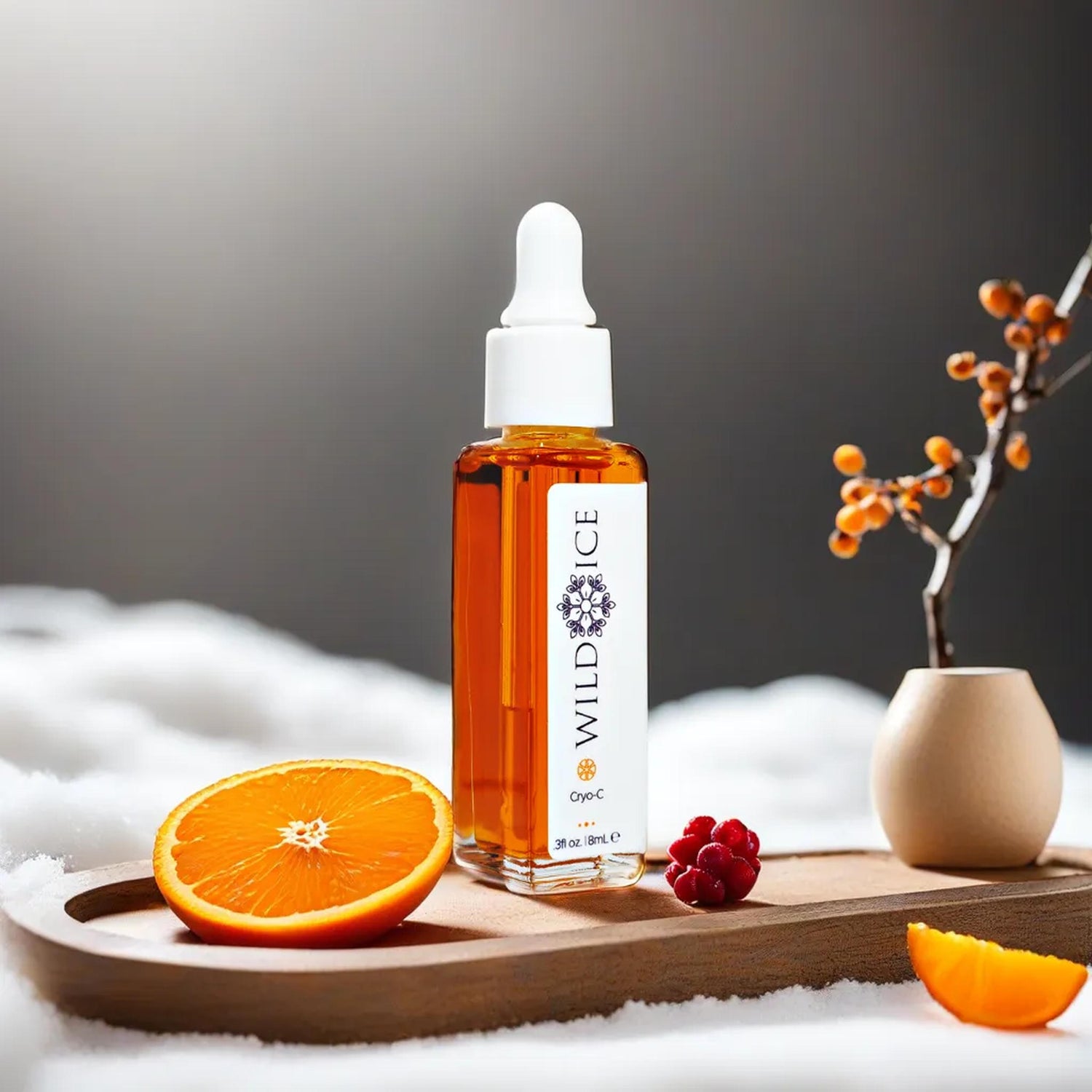 Cold-Preserved Glow Serum: Vitamin C &amp; Sea Buckthorn - Cryo-C for Radiant Skin