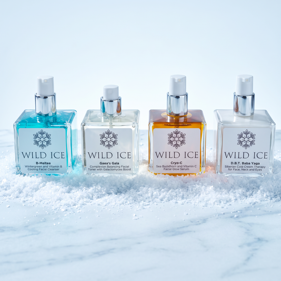 The Essentials Routine set of Wild Ice products