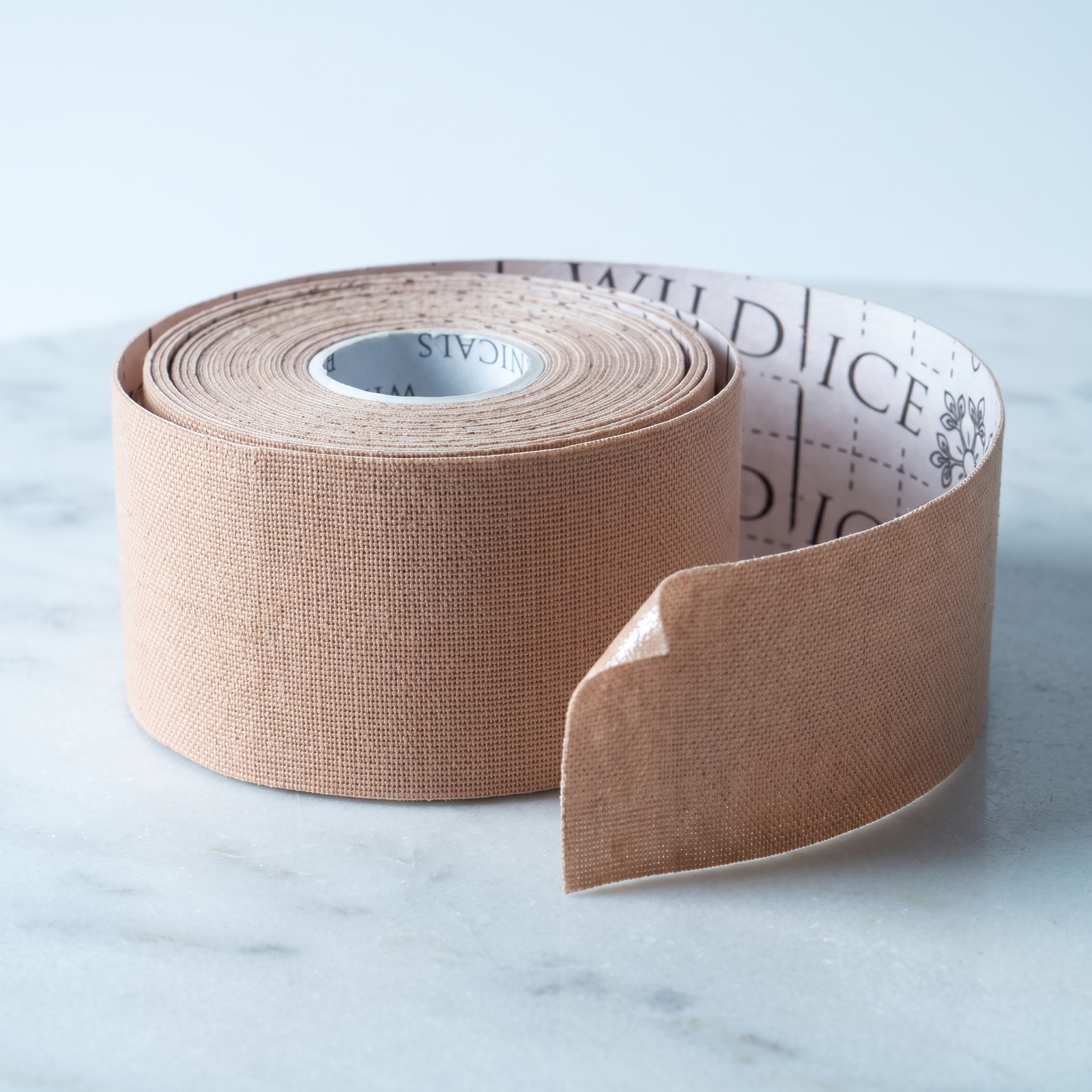 Chrysalis: Kinesiology Face Tape for Overnight Wrinkle Reduction, cold-preserved skincare by Wild Ice Botanicals. Single roll.