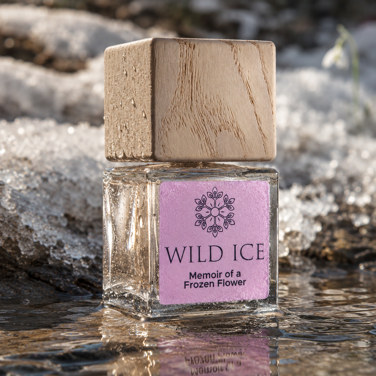 Memoir of a Frozen Flower: Clean Perfume, Parfum Strength, cold-preserved skincare by Wild Ice Botanicals