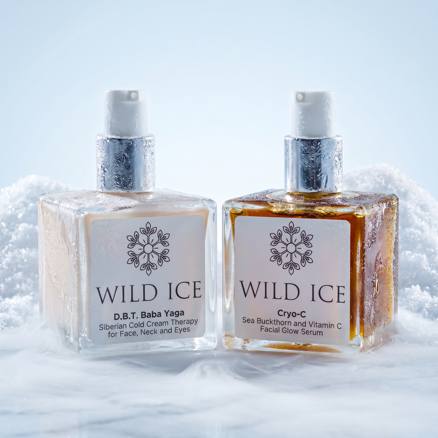 The Glow Duo — Cryo-C serum and D.B.T. Baba Yaga cream