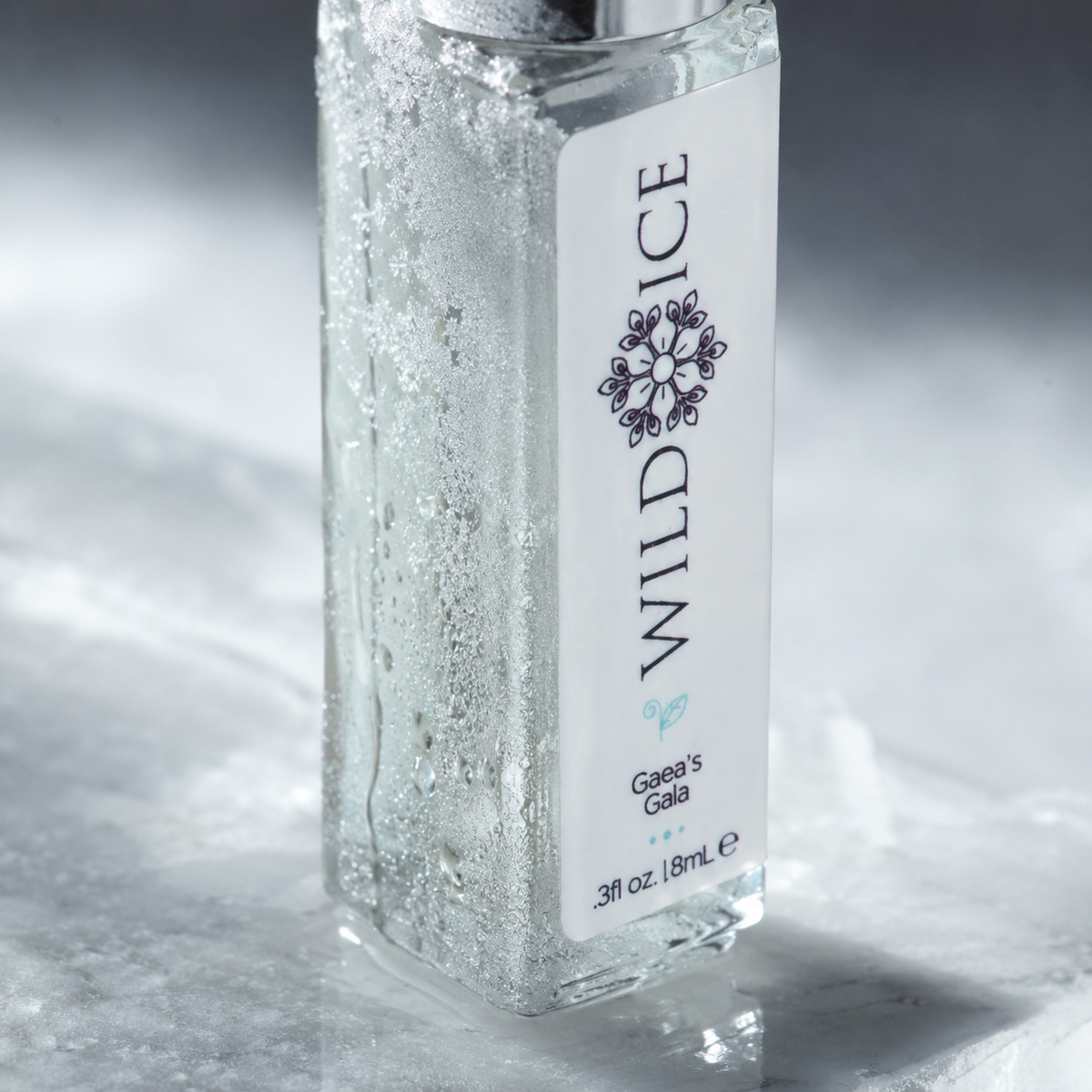 Mini Gaea's Gala: Galactomyces Ferment Toner, cold-preserved skincare by Wild Ice Botanicals, close-up detail