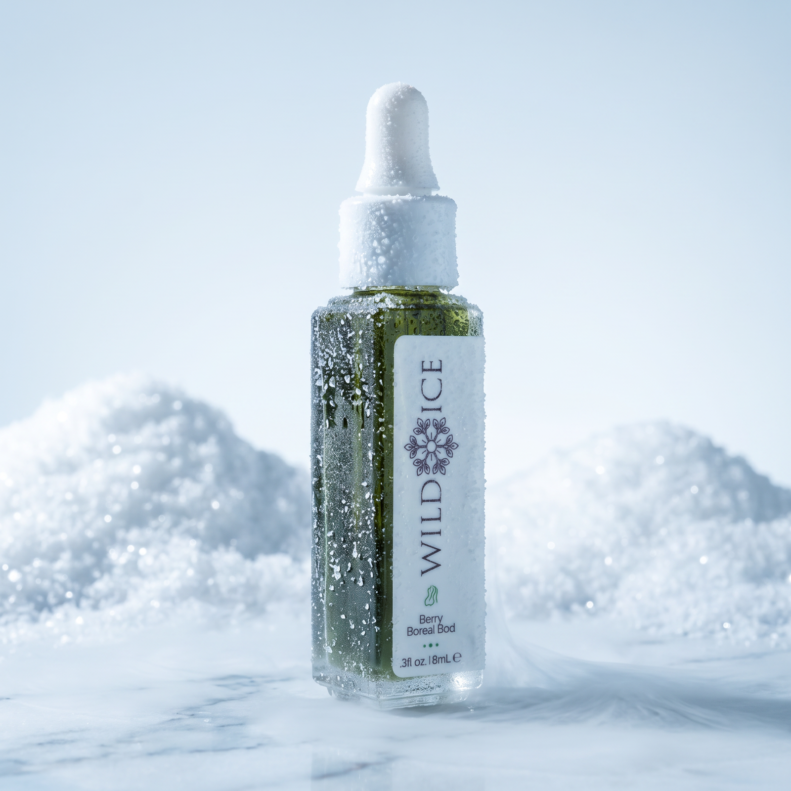 Mini Berry Boreal Bod: Blue Tansy & Elderberry Body Oil, cold-preserved skincare by Wild Ice Botanicals