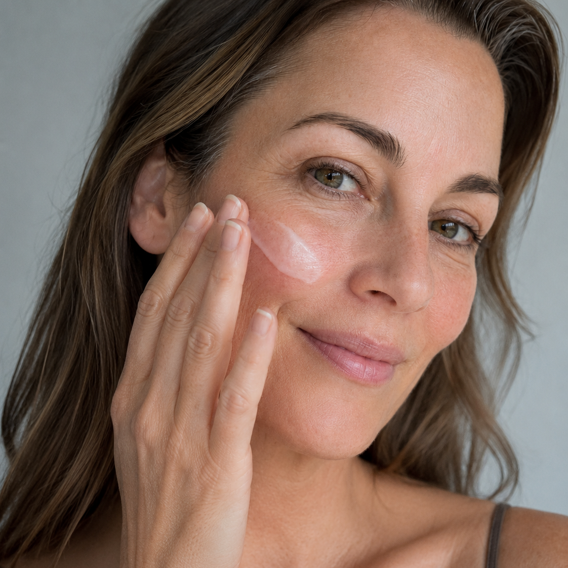 Face 2 smoothing D.B.T. into the skin