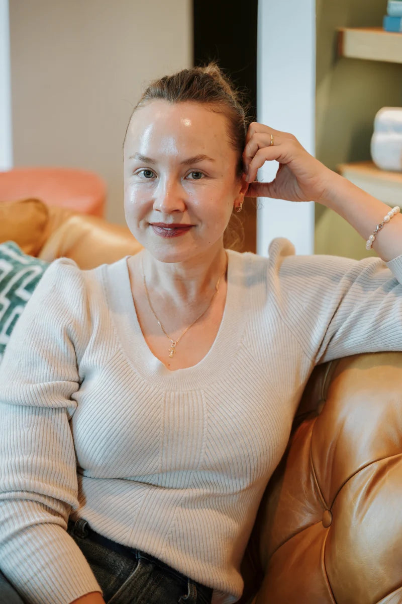Mila Busch, founder and formulator of Wild Ice Botanicals