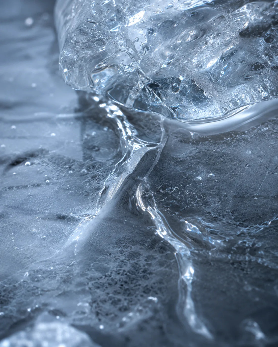 Ionic silver, abstract active macro