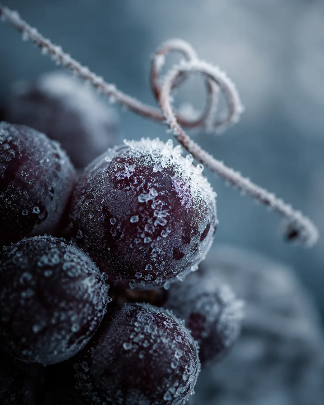 Frosted grapes, resveratrol source