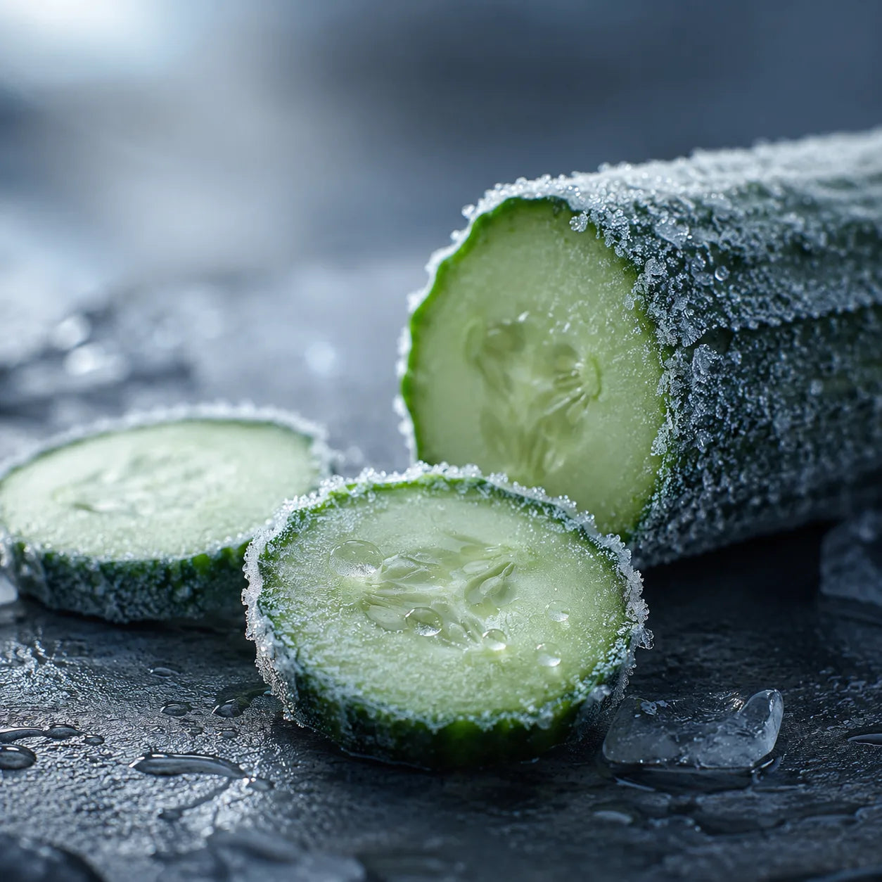 Frosted cucumber