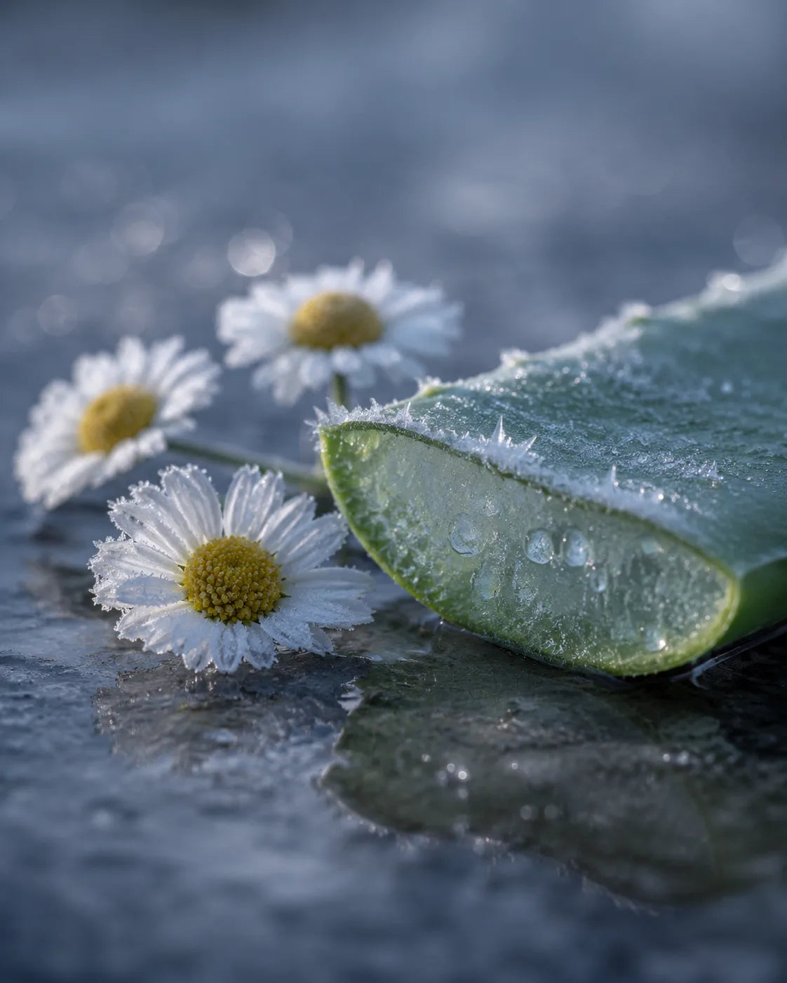 Roman chamomile and aloe